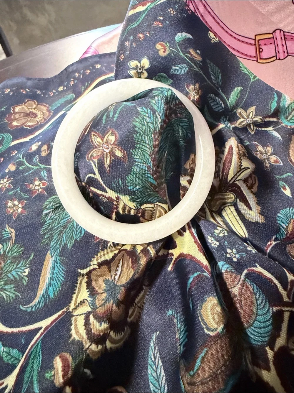 White Jade - white jadeite jade bangle bracelet - Women Accessories
